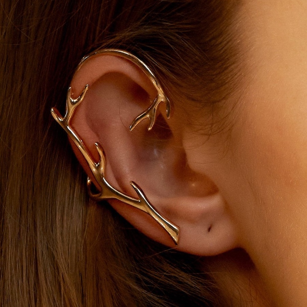 Unique Antler Ear Wrap for Right ear